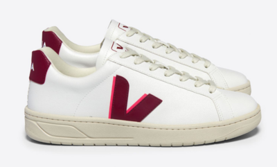 Zapatillas Veja Urca wht marsala rose fluor